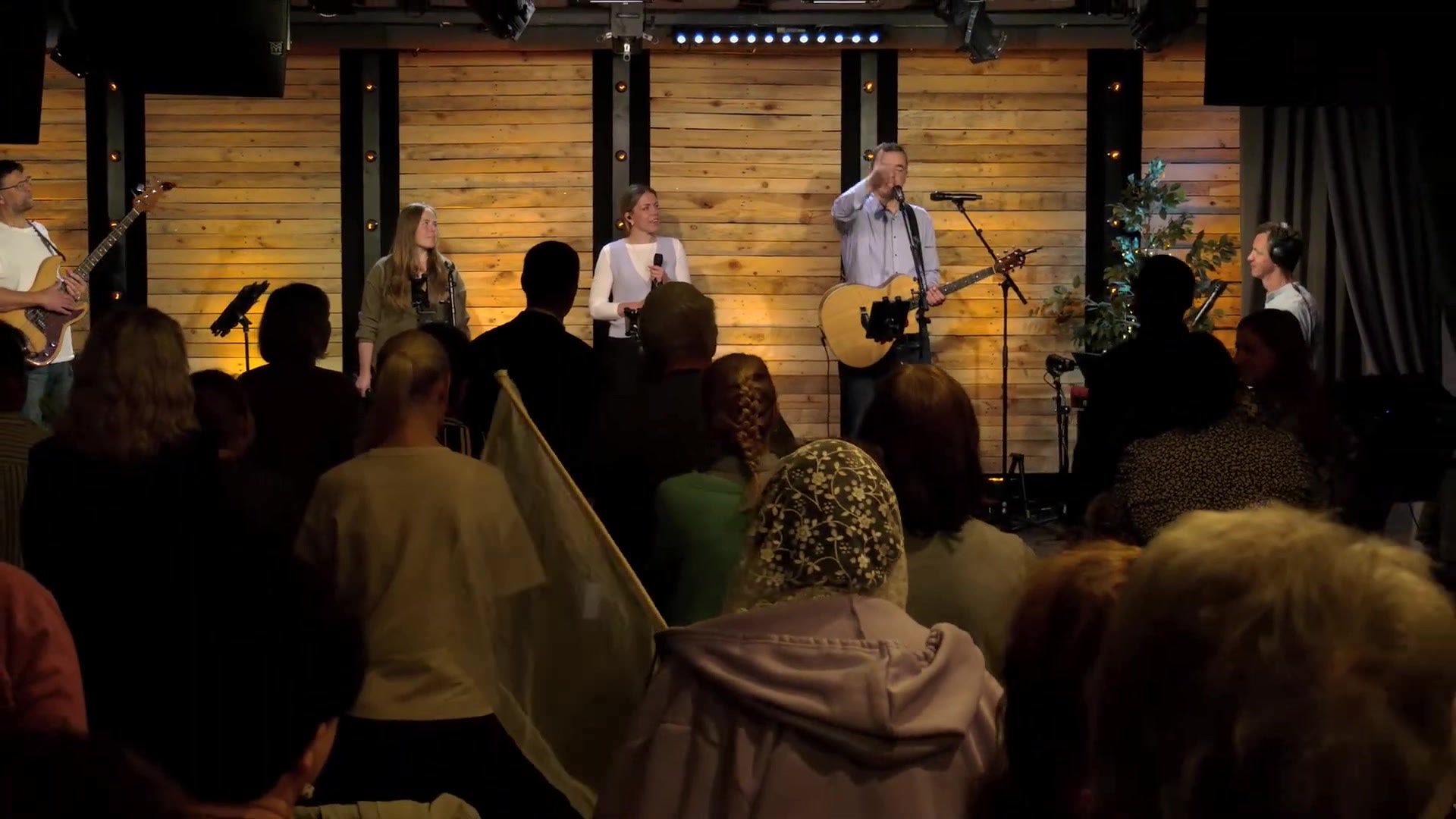 Worship at a service in Liepāja